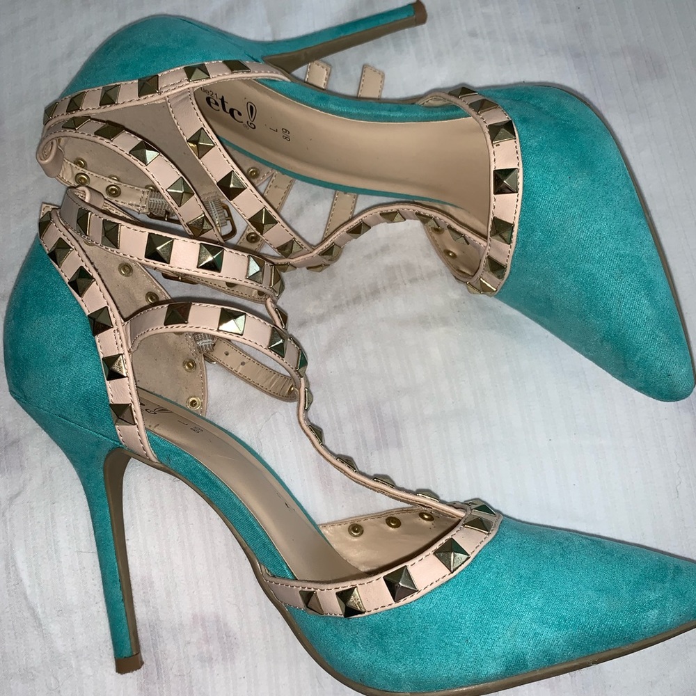 Turquoise Heels